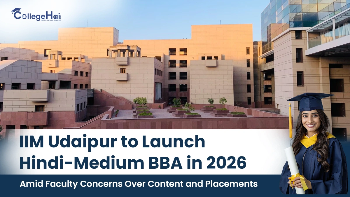 IIM Udaipur to Launch Hindi-Medium BBA in 2026 Amid Faculty Concerns Over Content and Placements.webp